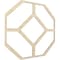 Ekena Millwork 33W x 33H x 38T Small Cameron Decorative Fretwork Wood Ceiling Panels, Birch CELW33X33X0375CAMBI - alternate 8